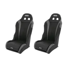 Racing Vortex II Off-Road Suspension Seats Black/Charcoal PAIR image 1