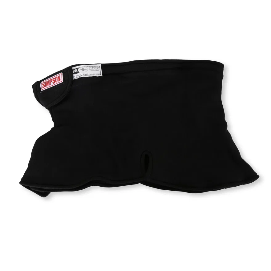 Carbon X Contoured SFI 3.3/10 Helmet Skirt - Black