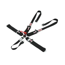 Racing LCL 55" Lap Bolt-In 5-Point Pull-Down Harness Black image 2