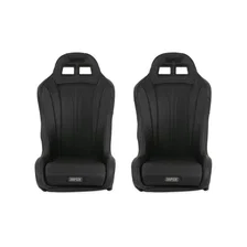 Racing Vortex II Off-Road Suspension Seats Black/Black PAIR image 7