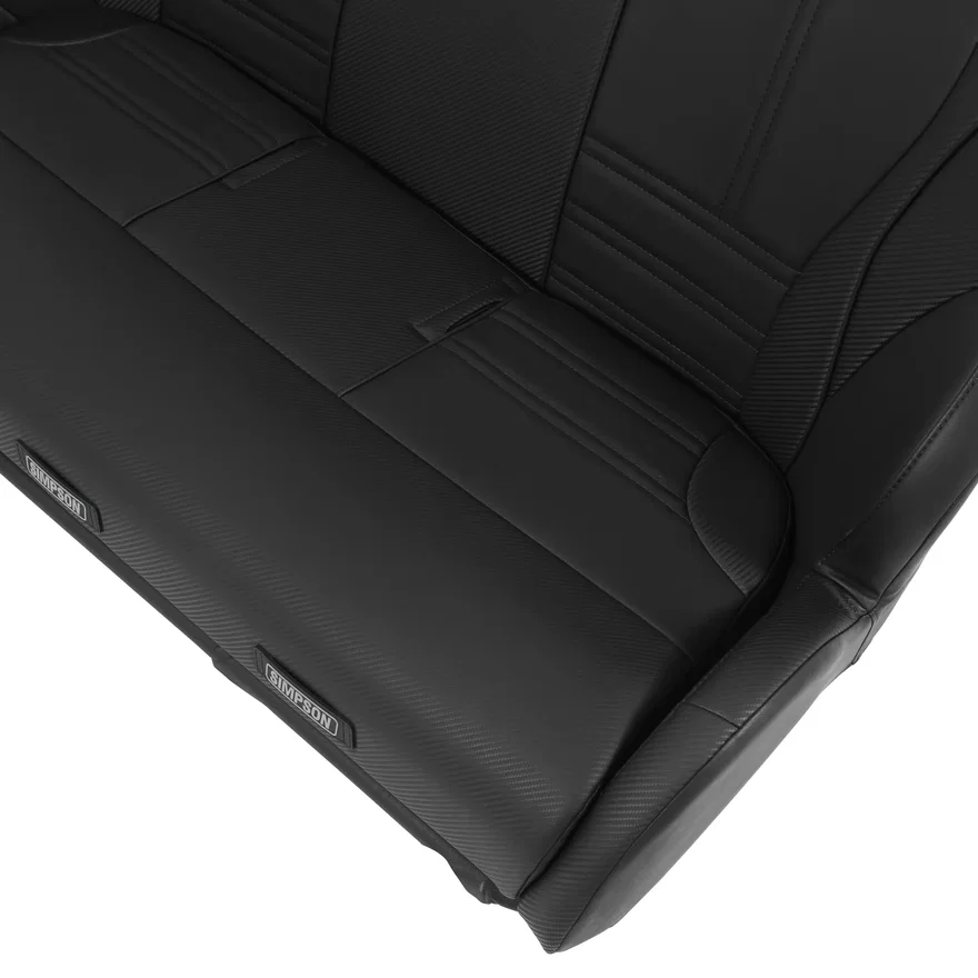 XP Pro Sport Rear Bench, Black/Black with D3 Harness