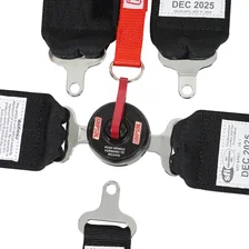 LCL 62" Lap FM 5-Point PU Harness Black image 6