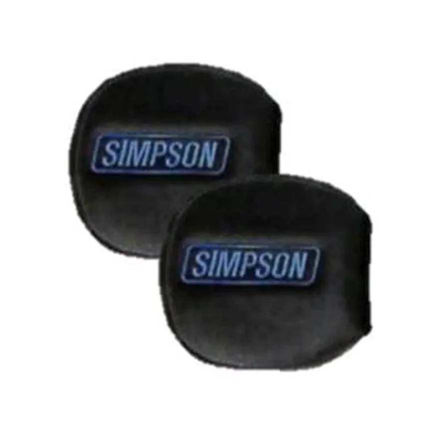 Racing YXZ Door Latch Pads Black/Blue (pair)
