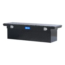 Gloss Black Aluminum 69" Deep Truck Tool Box, Low Profile (LTL Shipping Only) image 3