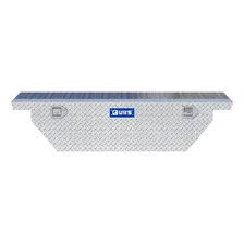 Bright Aluminum 60" Angled Truck Tool Box with Low Profile (LTL Shipping Only) image 2