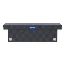 Matte Black 69in. Deep Push Button Crossover Truck Tool Box image 2