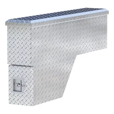Bright Aluminum 48" Driver-Side Wheel Well Tool Box (Heavy Packaging) image 3