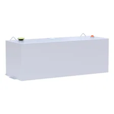 White 100-Gallon Rectangle Steel Transfer Tank image 1