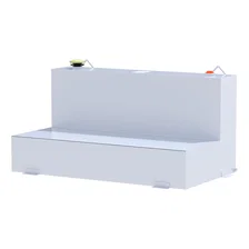 White 75-Gallon L-Shape Steel Transfer Tank image 3