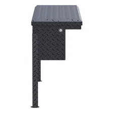 Matte Black Aluminum 48" Truck Side Tool Box with Low Profile (Heavy Packaging) image 2