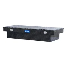 Gloss Black Aluminum 72" Extra-Wide Crossover Truck Tool Box image 3