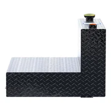 Gloss Black 50-Gallon L-Shape Aluminum Transfer Tank image 5