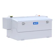 White Hammerhead-Style 100-Gallon Steel-Aluminum Combo Transfer Tank image 1