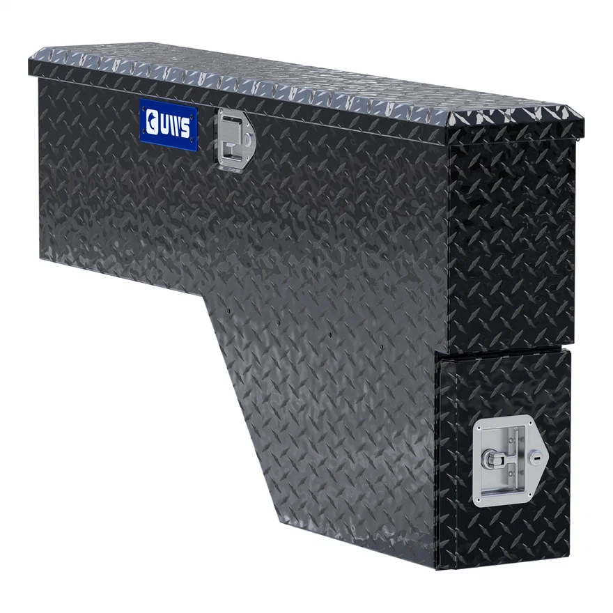 Gloss Black Aluminum 48" Driver-Side Wheel Well Tool Box (LTL Shipping Only)