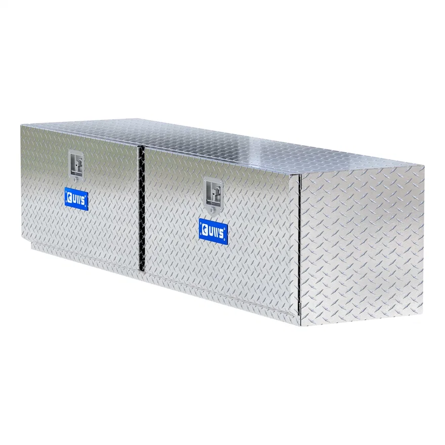 Bright Aluminum 72" Double-Door Underbody Tool Box (LTL Shipping Only)