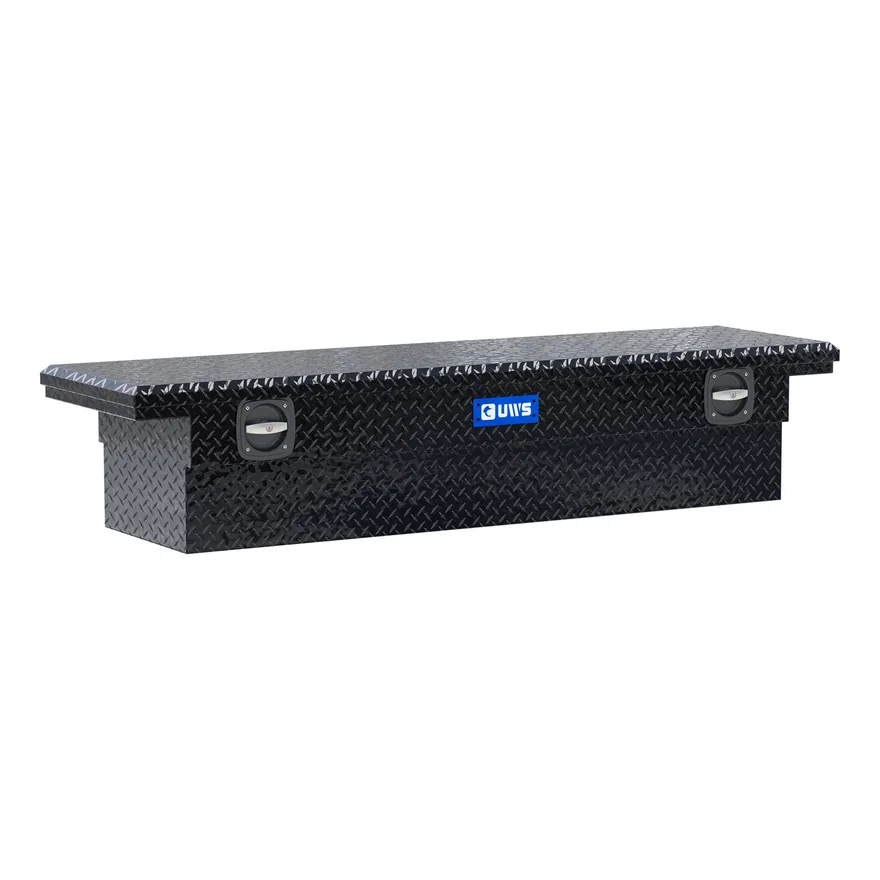 Gloss Black 72" Secure Lock Truck Tool Box, Low Profile (LTL Shipping Only)