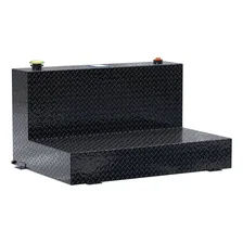 Gloss Black 85-Gallon L-Shape Aluminum Transfer Tank image 1