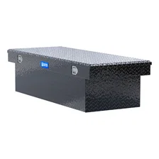 Gloss Black Aluminum 72" Deep Extra-Wide Crossover Truck Tool Box image 4