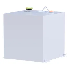 White 53-Gallon Rectangle Steel Transfer Tank image 3