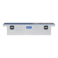 Bright Aluminum 69" Secure Lock Crossover Box with Low Profile (Heavy Packaging) image 2
