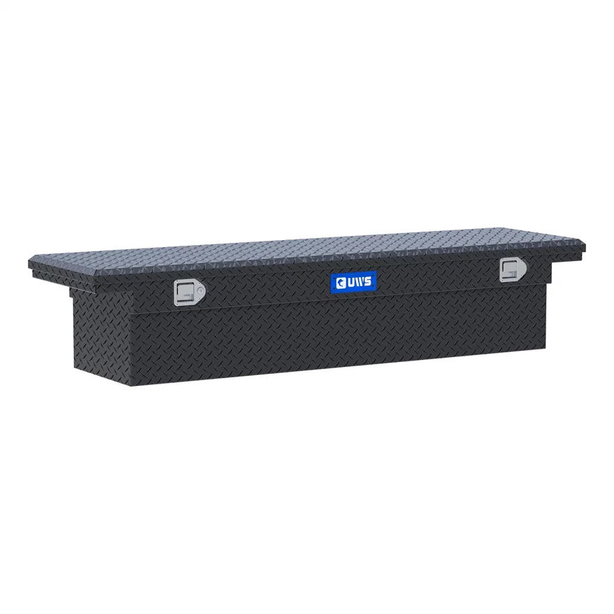 Matte Black Aluminum 72" Truck Tool Box with Low Profile (LTL Shipping Only)