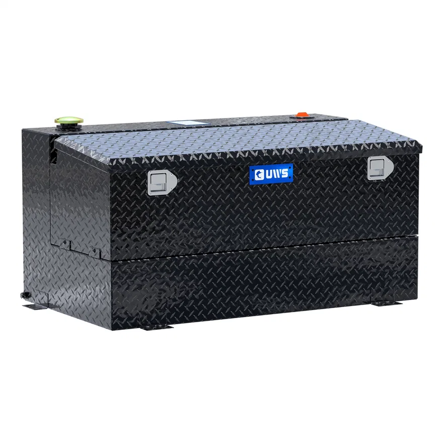 Gloss Black 75-Gallon Combo Aluminum Transfer Tank