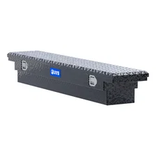Gloss Black Aluminum 69" Slim-Line Truck Tool Box, Low Profile (Heavy Packaging) image 4