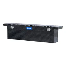 Gloss Black Aluminum 72" Deep Slim Truck Tool Box, Low Profile (Heavy Packaging) image 3