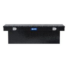 Gloss Black Aluminum 69" Deep Crossover Truck Tool Box image 2
