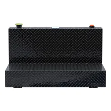 Gloss Black 85-Gallon L-Shape Aluminum Transfer Tank image 2