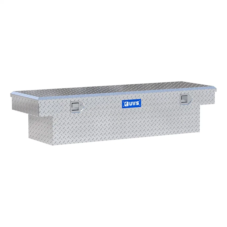 Bright Aluminum 63" Crossover Truck Tool Box (Heavy Packaging)