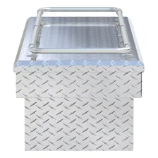 Bright Aluminum 69" Crossover Truck Tool Box with Rail image 5