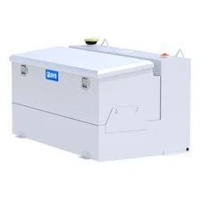 White 75-Gallon Steel-Aluminum Combo Transfer Tank image 4