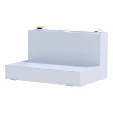 White 85-Gallon L-Shape Steel Transfer Tank image 3