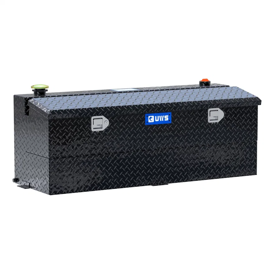 Gloss Black 45-Gallon Combo Aluminum Transfer Tank