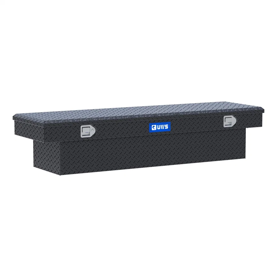 Matte Black Aluminum 69" Crossover Truck Tool Box (Heavy Packaging)