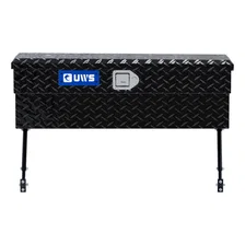 Gloss Black Aluminum 36" Truck Side Tool Box with Space-Saving Legs image 2