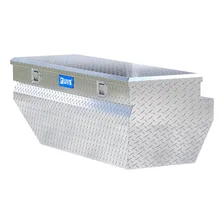 Bright Aluminum 55" Wedged Angled Utility Chest Box (Heavy Packaging) image 4