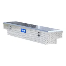 Bright Aluminum 69" Slim-Line Crossover Truck Tool Box (Heavy Packaging) image 4