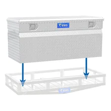 Bright Aluminum 48" Cargo Carrier Utility Chest Box (LTL Shipping Only) image 6
