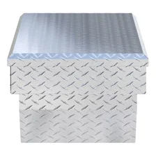Bright Aluminum 60" Angled Crossover Truck Tool Box (Heavy Packaging) image 5