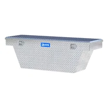 Bright Aluminum 63" Deep Angled Crossover Truck Tool Box (LTL Shipping Only) image 3