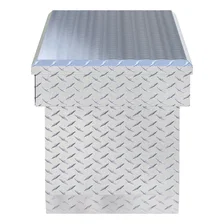Bright Aluminum 72" Deep Angled Crossover Truck Tool Box image 5