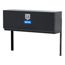 Gloss Black Aluminum 48" Single-Door Topside Truck Tool Box (Heavy Packaging) image 3
