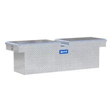 Bright Aluminum 69" Deep Gull Wing Crossover Truck Tool Box image 1