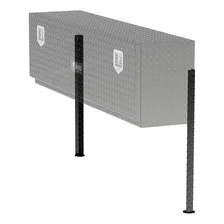 Replacement Black Aluminum Topside Truck Tool Box Leg image 2