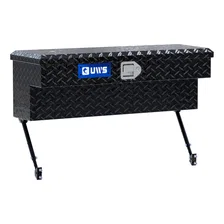 Gloss Black Aluminum 36" Truck Side Tool Box with Space-Saving Legs image 4