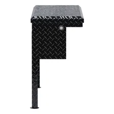 Gloss Black Aluminum 36" Truck Side Tool Box, Low Profile (LTL Shipping Only) image 2