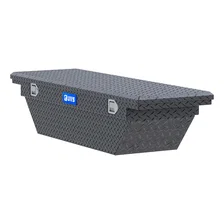 Matte Black Aluminum 63" Angled Truck Tool Box, Low Profile (LTL Shipping Only) image 4