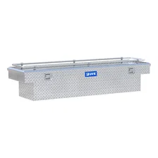 Bright Aluminum 72" Crossover Truck Tool Box with Rail image 1